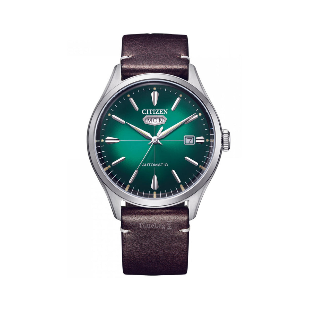 Citizen NH8390‑03XC Men’s Automatic Stainless Steel Green Dial 40 mm 5 ATM Watch