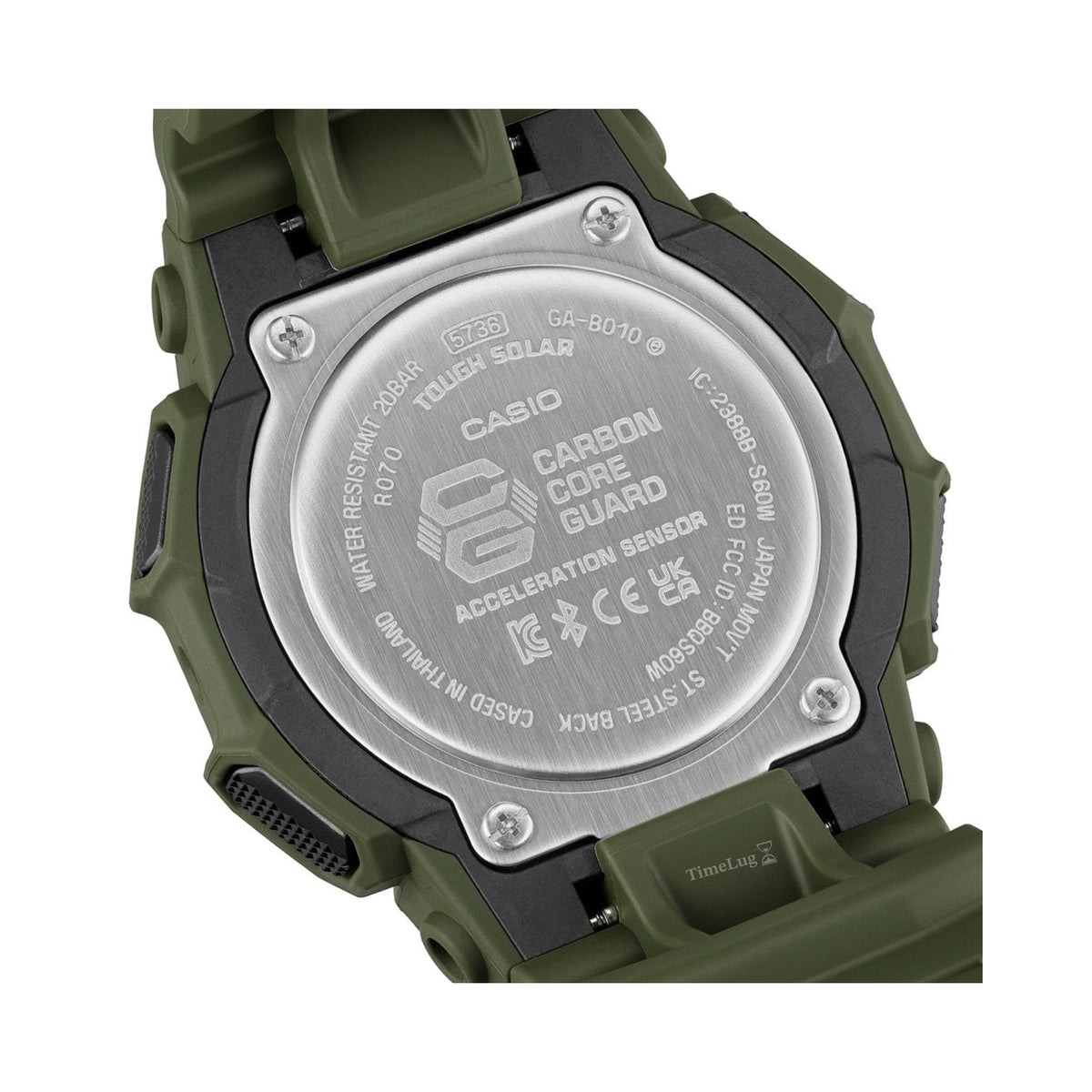 Casio G-Shock GA-B010-3AER Men’s Analog-Digital Tough Solar Green Dial 20 ATM Watch