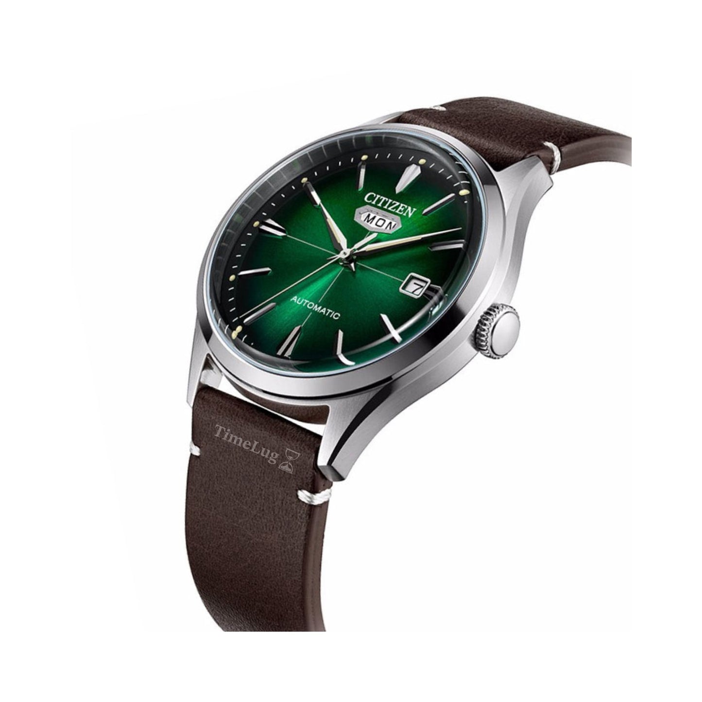 Citizen NH8390‑03XC Men’s Automatic Stainless Steel Green Dial 40 mm 5 ATM Watch