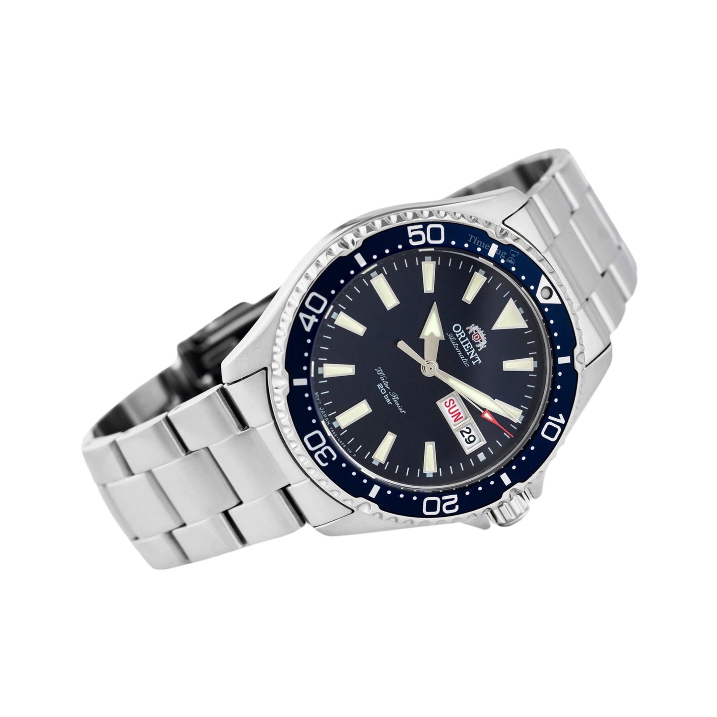 Orient RA-AA0002L Men’s Automatic Diver Stainless Steel Blue Dial 41.8 mm 20 ATM Watch