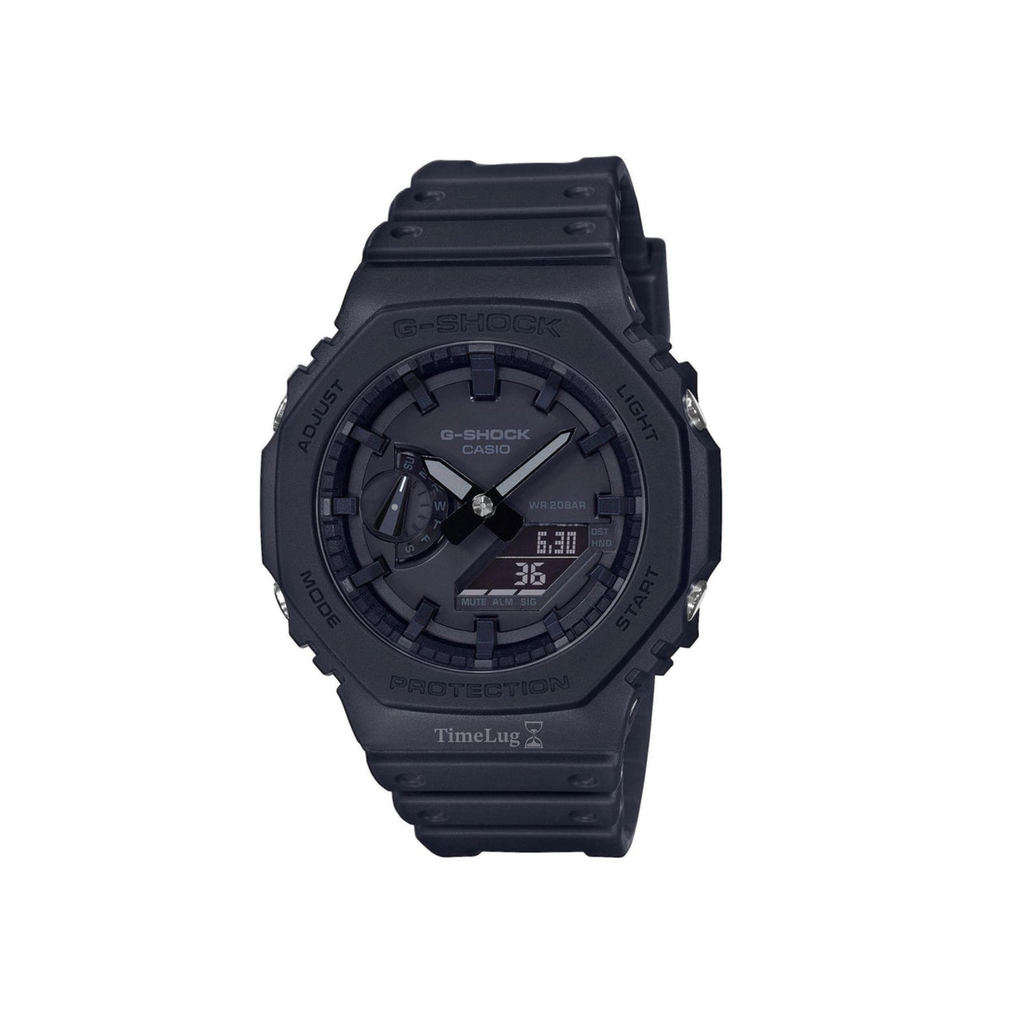 Casio G-Shock GA-2100-1A1 Men’s Analog-Digital Resin Black Dial 45.4 mm 20 ATM Watch