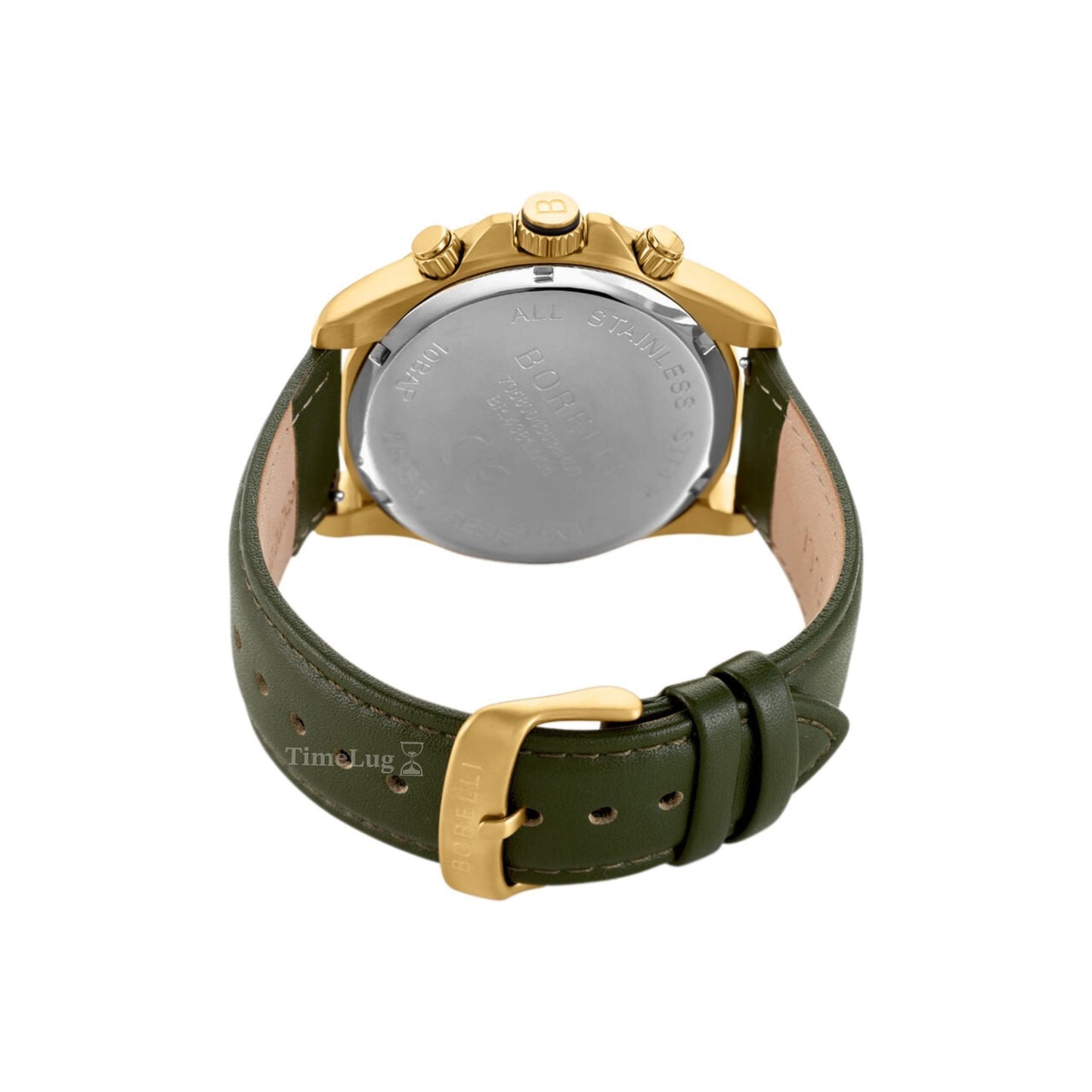 Borelli BR.4381M/05 Men’s Chronograph Quartz Green Dial 46 mm 10 ATM Watch