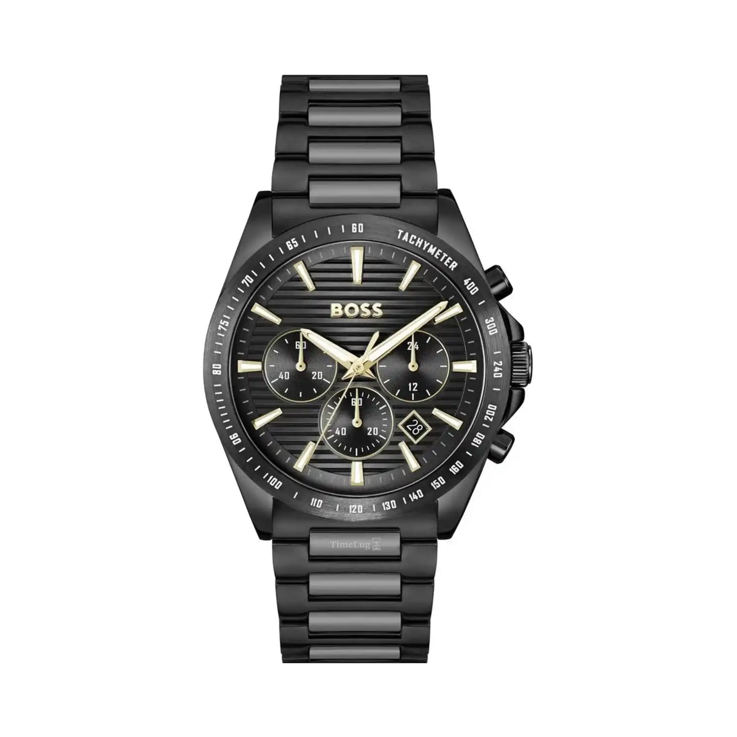 BOSS 1514291 Men’s Chronograph Quartz Black Dial Stainless Steel Watch
