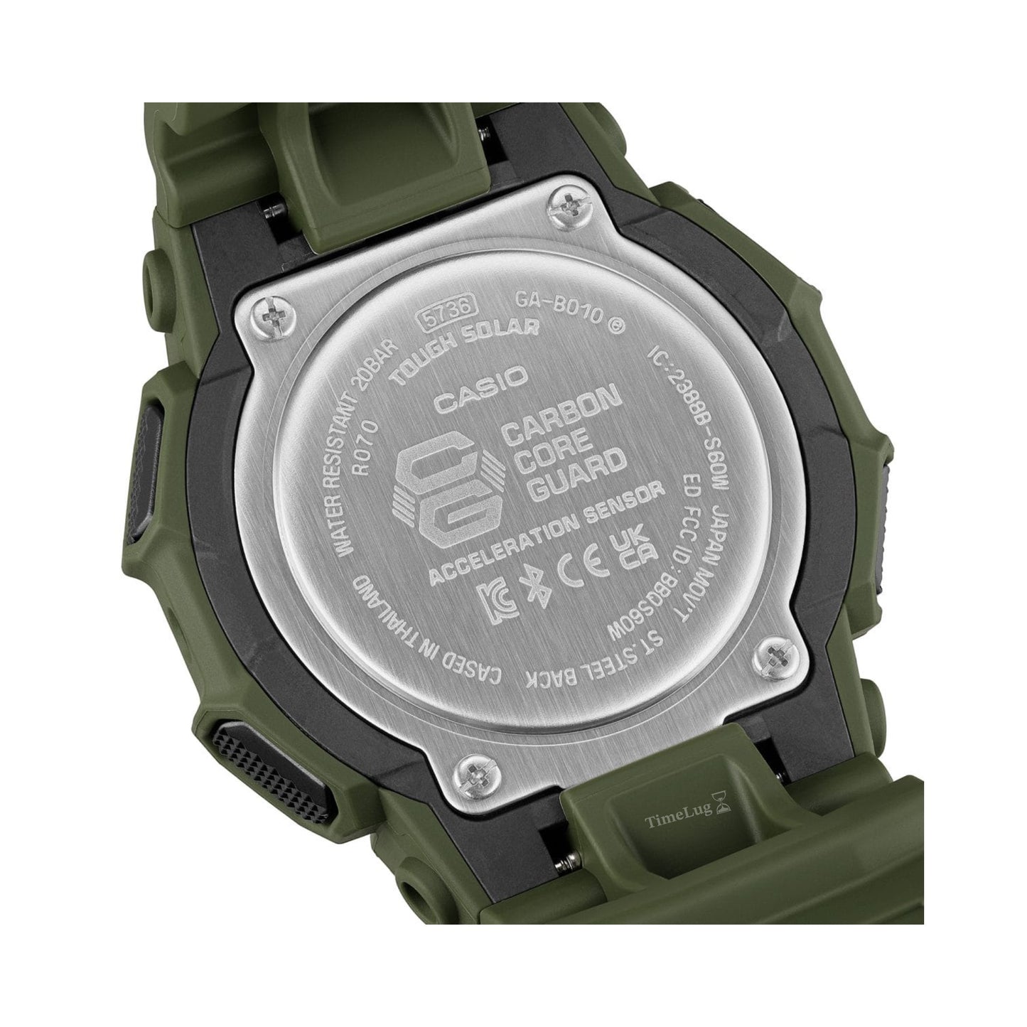 Casio G-Shock GA-B010-3AER Men’s Analog-Digital Tough Solar Green Dial 20 ATM Watch