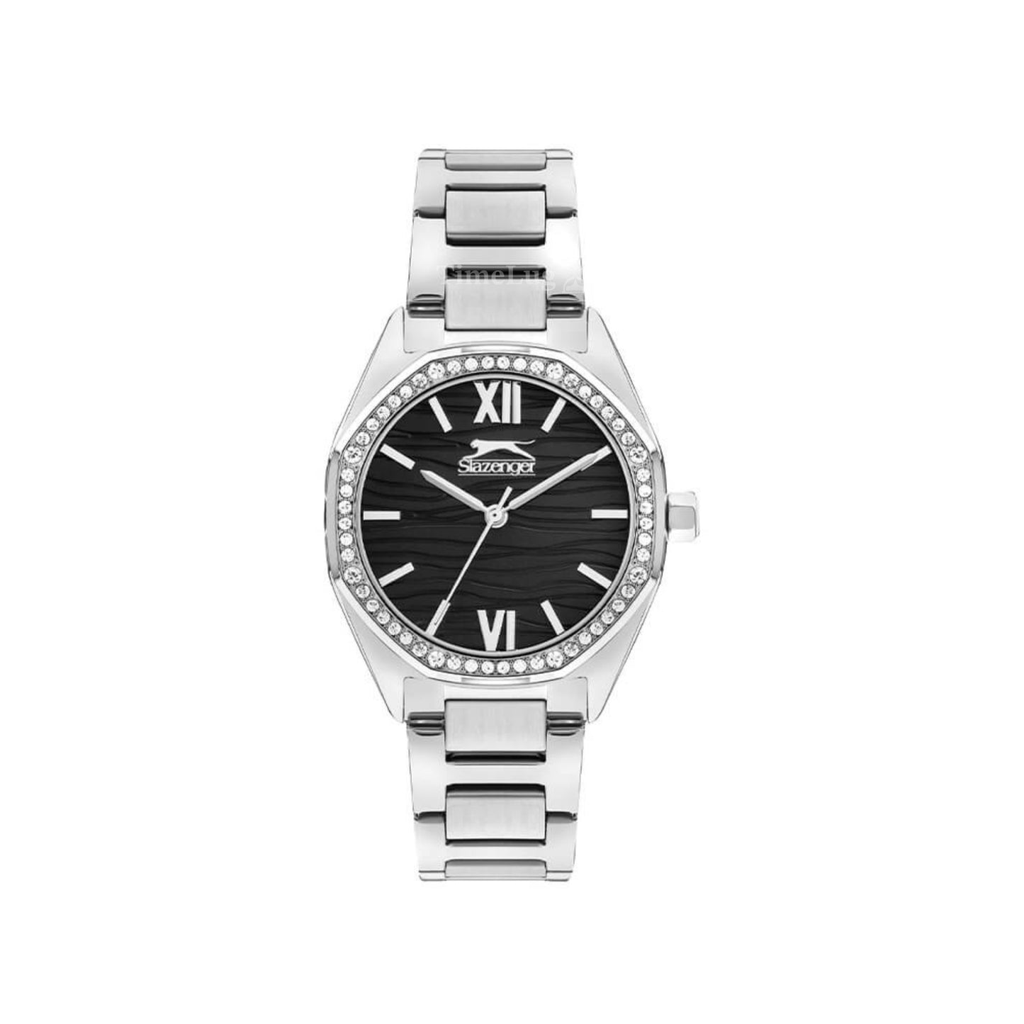 Slazenger SL.09.2301.3.04 Women’s Quartz Stainless Steel Black Dial Watch