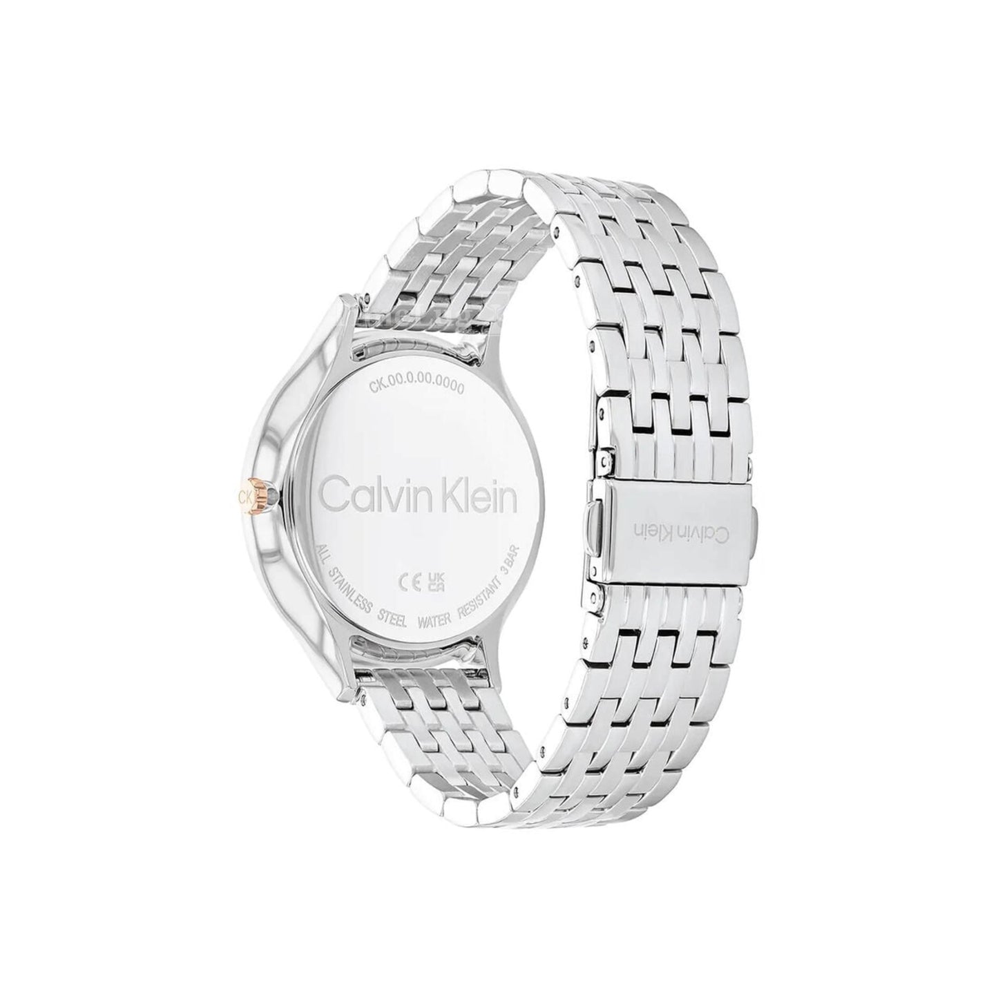 Calvin Klein Timeless 25100001 Women’s Quartz Stainless Steel Blue Dial 38 mm Watch