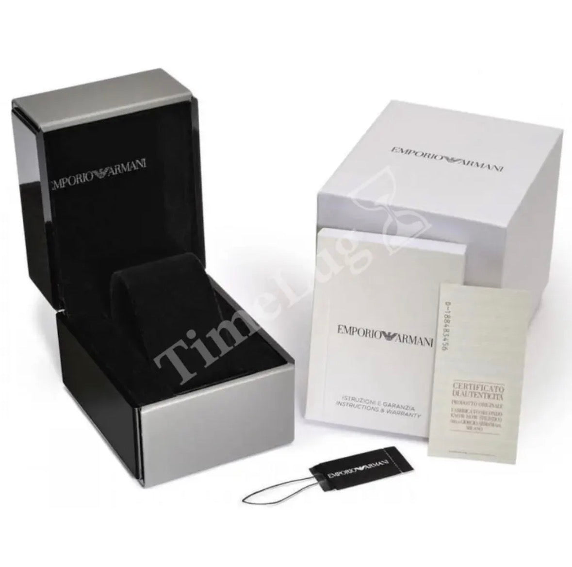 Emporio Armani AR0534 Men’s Chronograph Quartz Stainless Steel Silver Dial 42mm 5ATM Watch