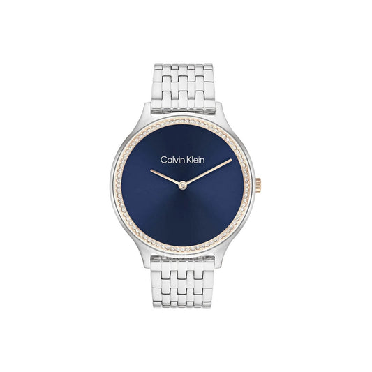 Calvin Klein Timeless 25100001 Women’s Quartz Stainless Steel Blue Dial 38 mm Watch